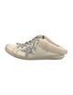 Golden Goose Leather Printed Sneakers
