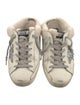 Golden Goose Leather Printed Sneakers