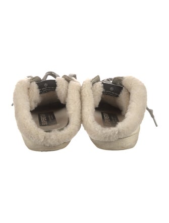 Golden Goose Leather Printed Sneakers