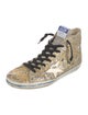 Golden Goose Glitter Printed Sneakers
