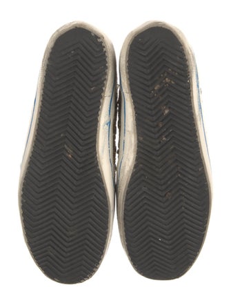 Golden Goose Glitter Printed Sneakers
