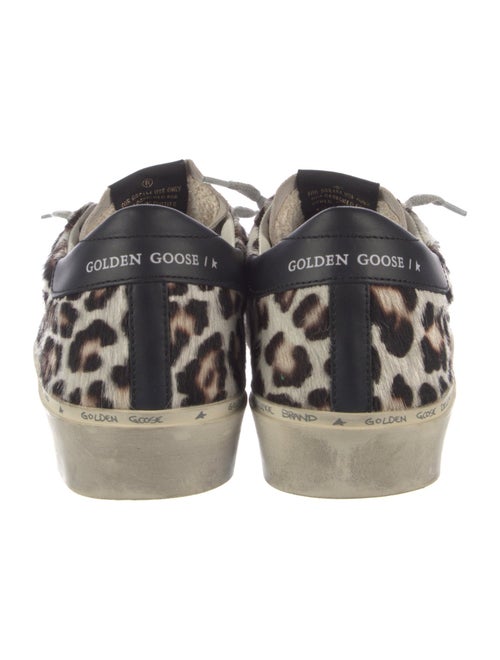 Golden Goose Ponyhair Animal Print Sneakers