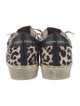 Golden Goose Ponyhair Animal Print Sneakers