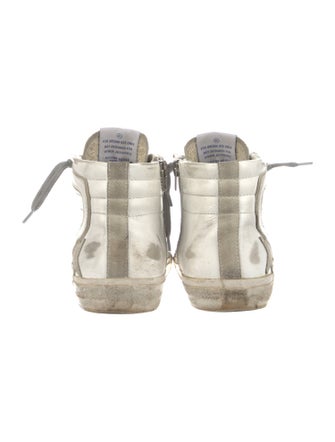 Golden Goose Suede Printed Sneakers