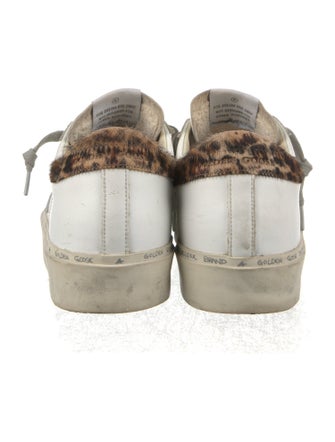 Golden Goose Leather Distressed Accents Sneakers