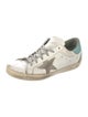Golden Goose Leather Printed Sneakers