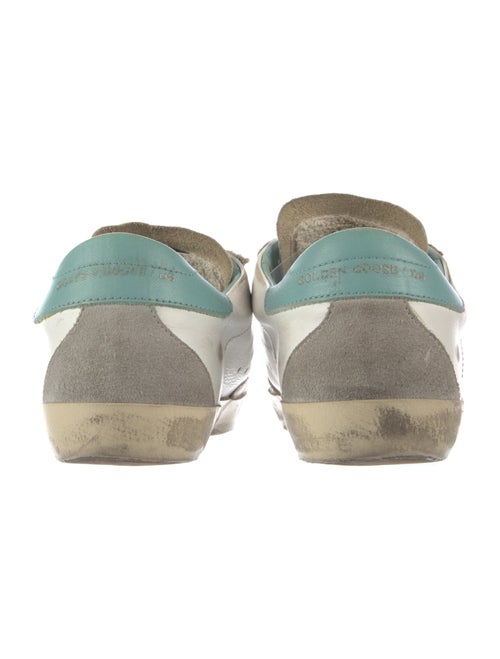 Golden Goose Leather Printed Sneakers