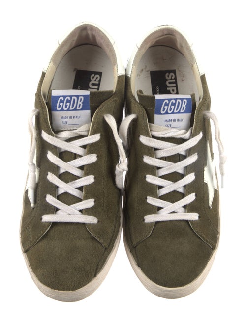Golden Goose Suede Distressed Accents Sneakers