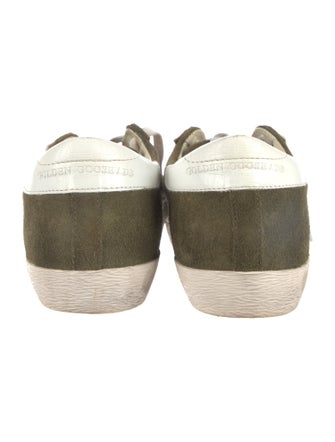 Golden Goose Suede Distressed Accents Sneakers