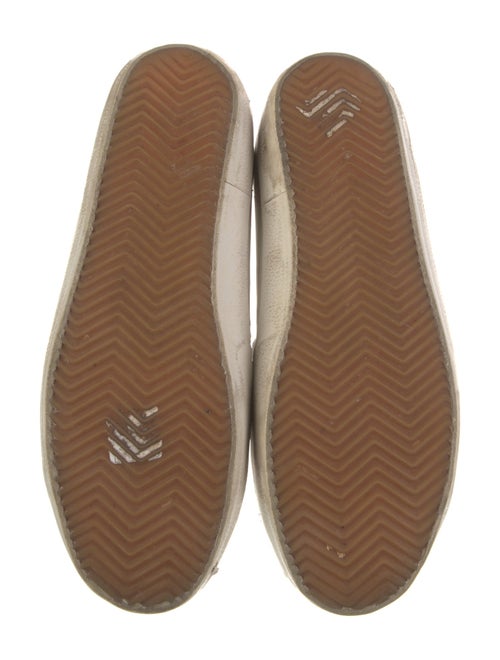 Golden Goose Leather Glitter Accents Sneakers