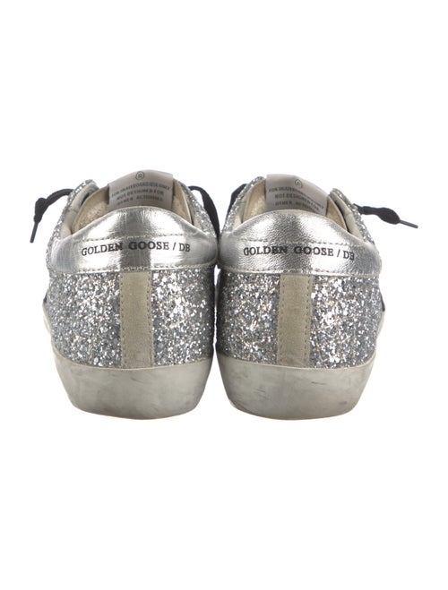 Golden Goose Glitter Printed Sneakers
