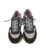 Golden Goose Suede Colorblock Pattern Athletic Sneakers