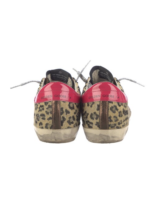 Golden Goose Ponyhair Animal Print Sneakers
