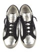 Golden Goose Leather Colorblock Pattern Sneakers