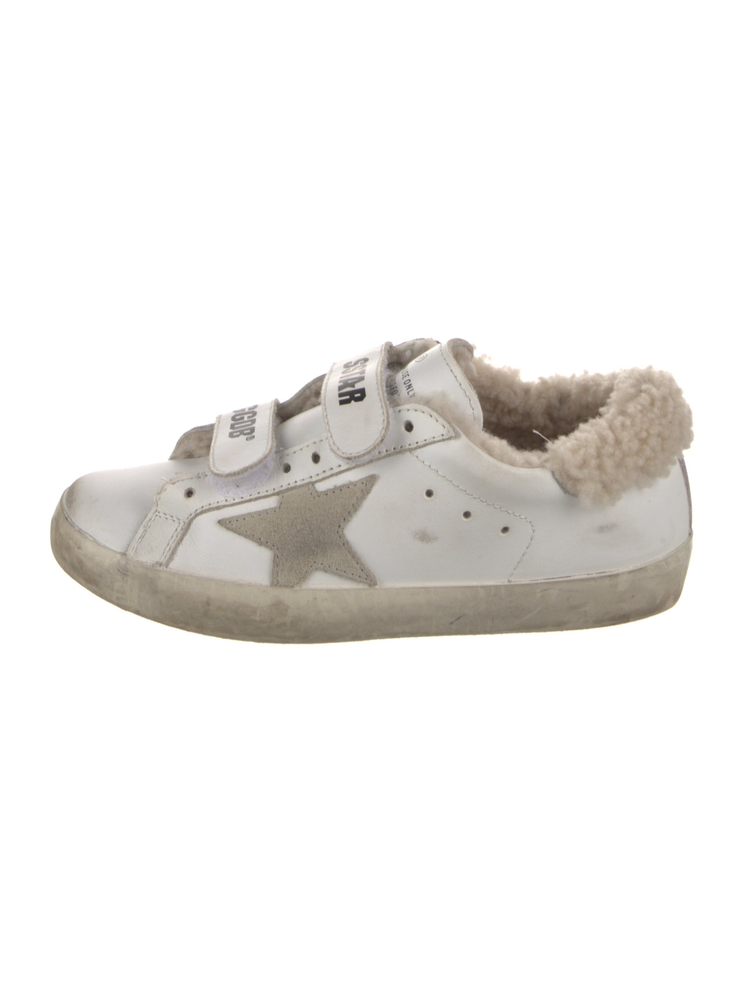 Golden Goose Leather Distressed Accents Sneakers