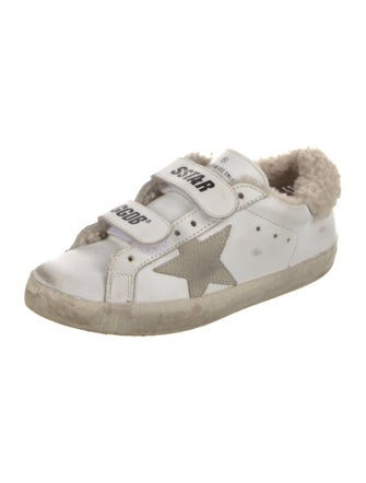 Golden Goose Leather Distressed Accents Sneakers