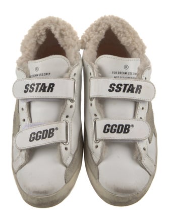 Golden Goose Leather Distressed Accents Sneakers
