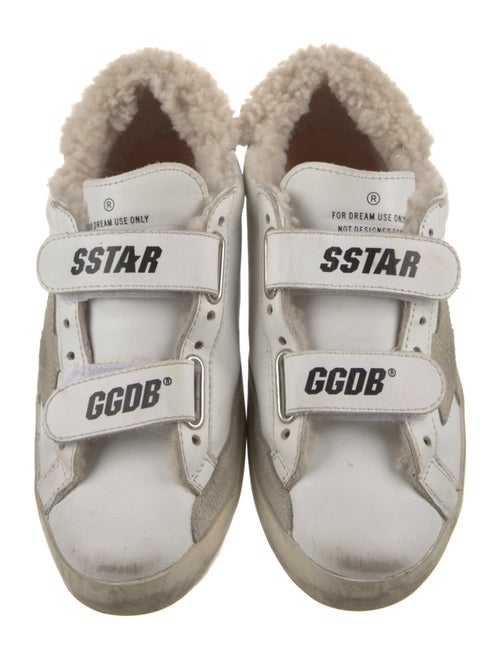 Golden Goose Leather Distressed Accents Sneakers