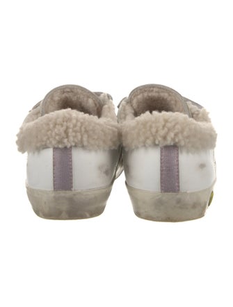 Golden Goose Leather Distressed Accents Sneakers