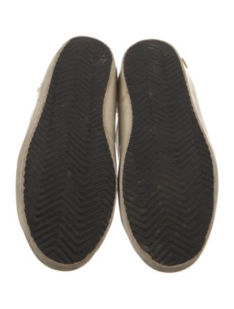 Golden Goose Leather Distressed Accents Sneakers