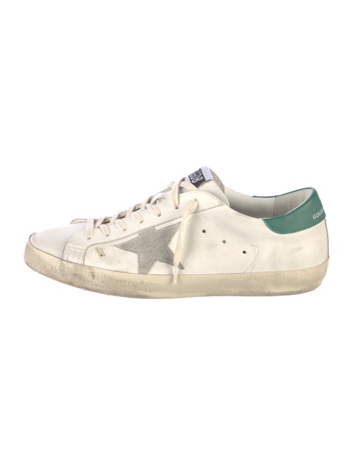 Golden Goose Leather Distressed Accents Sneakers