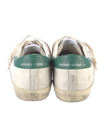 Golden Goose Leather Distressed Accents Sneakers