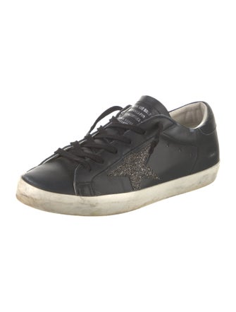 Golden Goose Leather Distressed Accents Sneakers
