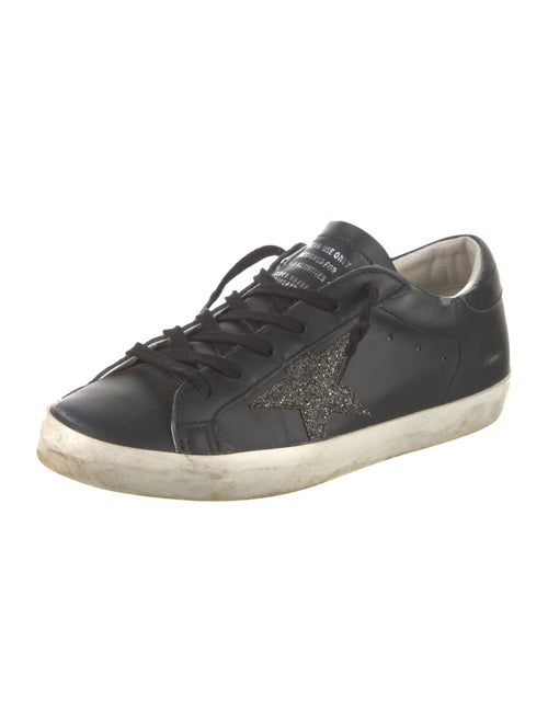 Golden Goose Leather Distressed Accents Sneakers