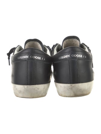 Golden Goose Leather Distressed Accents Sneakers