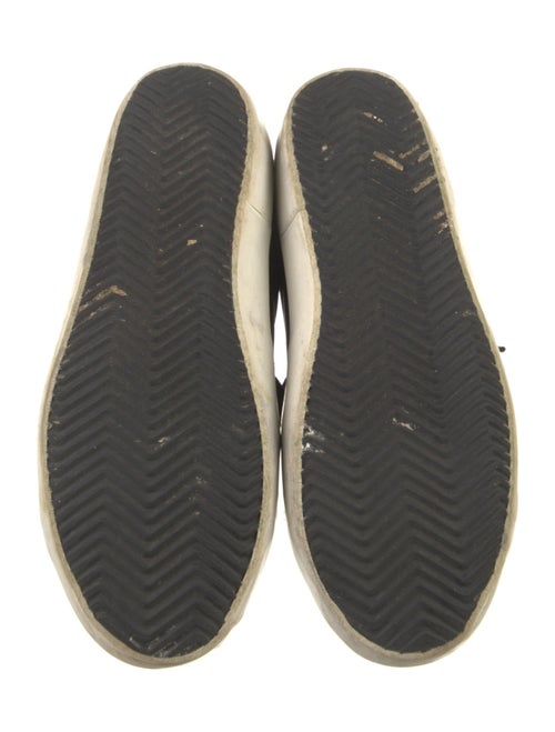 Golden Goose Leather Distressed Accents Sneakers