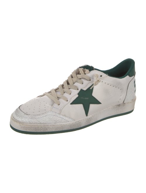 Golden Goose Leather Distressed Accents Sneakers