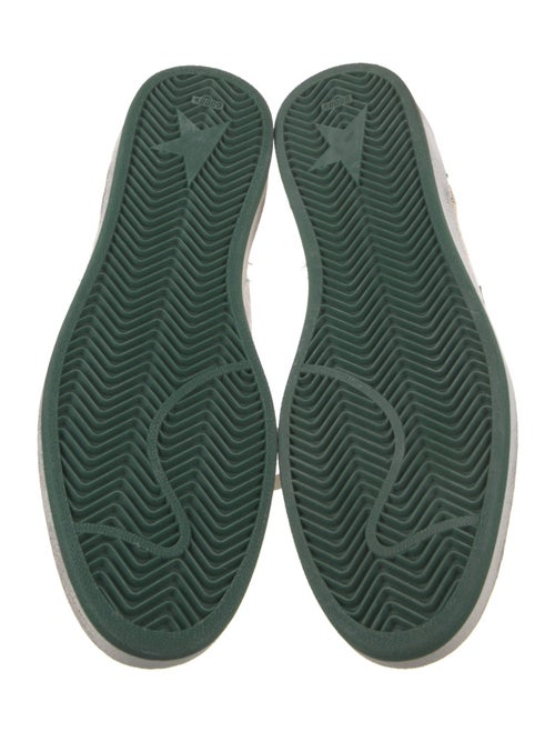 Golden Goose Leather Distressed Accents Sneakers