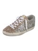 Golden Goose Glitter Colorblock Pattern Sneakers