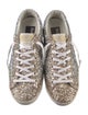 Golden Goose Glitter Colorblock Pattern Sneakers