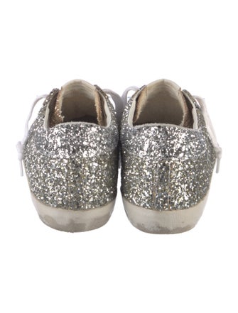 Golden Goose Glitter Colorblock Pattern Sneakers