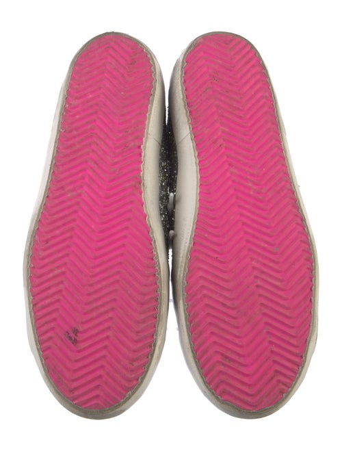 Golden Goose Glitter Colorblock Pattern Sneakers