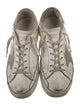 Golden Goose Leather Printed Sneakers