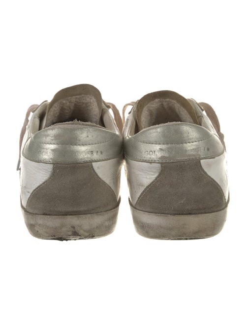 Golden Goose Leather Printed Sneakers