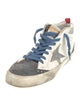 Golden Goose Leather Printed Sneakers