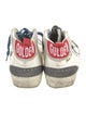 Golden Goose Leather Printed Sneakers