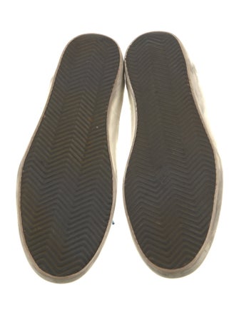 Golden Goose Leather Printed Sneakers