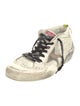 Golden Goose Leather Printed Sneakers