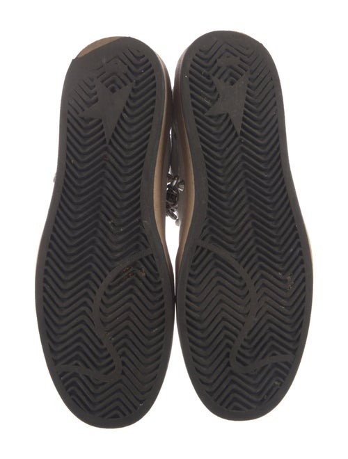 Golden Goose Leather Distressed Accents Sneakers