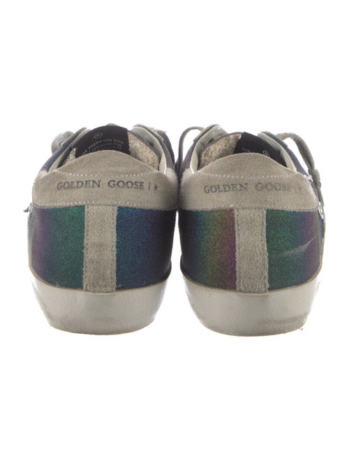 Golden Goose Glitter Colorblock Pattern Sneakers