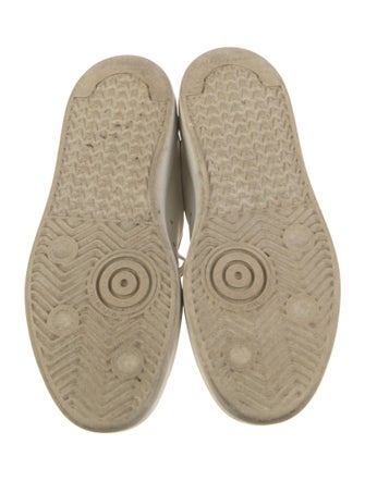 Golden Goose Leather Glitter Accents Sneakers