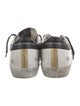 Golden Goose Leather Colorblock Pattern Sneakers