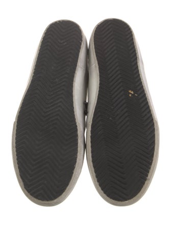 Golden Goose Leather Colorblock Pattern Sneakers