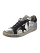 Golden Goose Leather Colorblock Pattern Sneakers