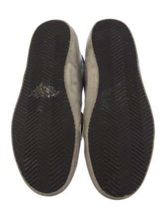 Golden Goose Leather Colorblock Pattern Sneakers