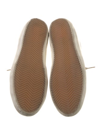 Golden Goose Leather Printed Sneakers